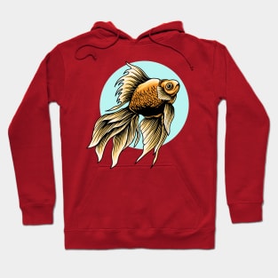 Koi fish backprint Hoodie